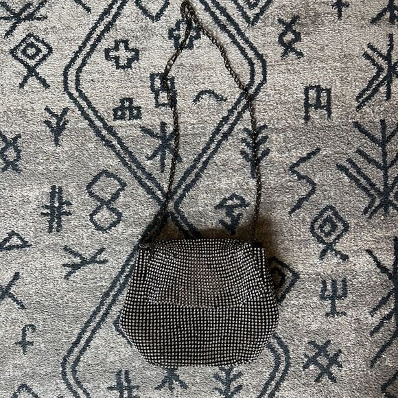 Silver Purse Metallic Small Night Out Shoulder Bag NEW!! - Picture 6 of 6